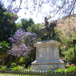 Reiterstatue des griechischen Freiheitskämpfers Theodoros Kolokotronis in Nafplio